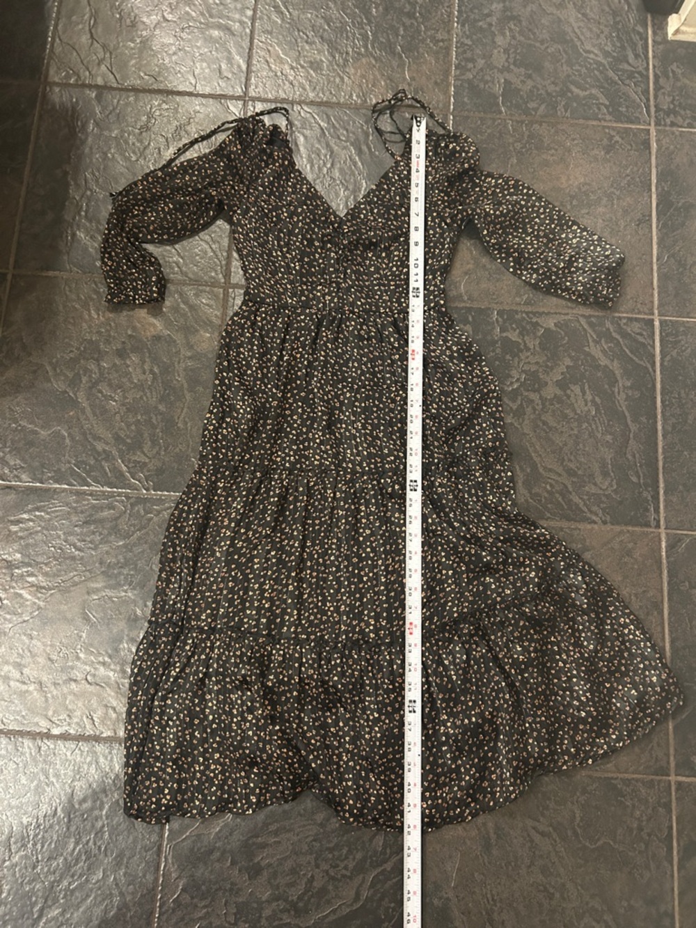 Japna dress, size XS. Sheer material over black lining. NWT. - Picture 12 of 12